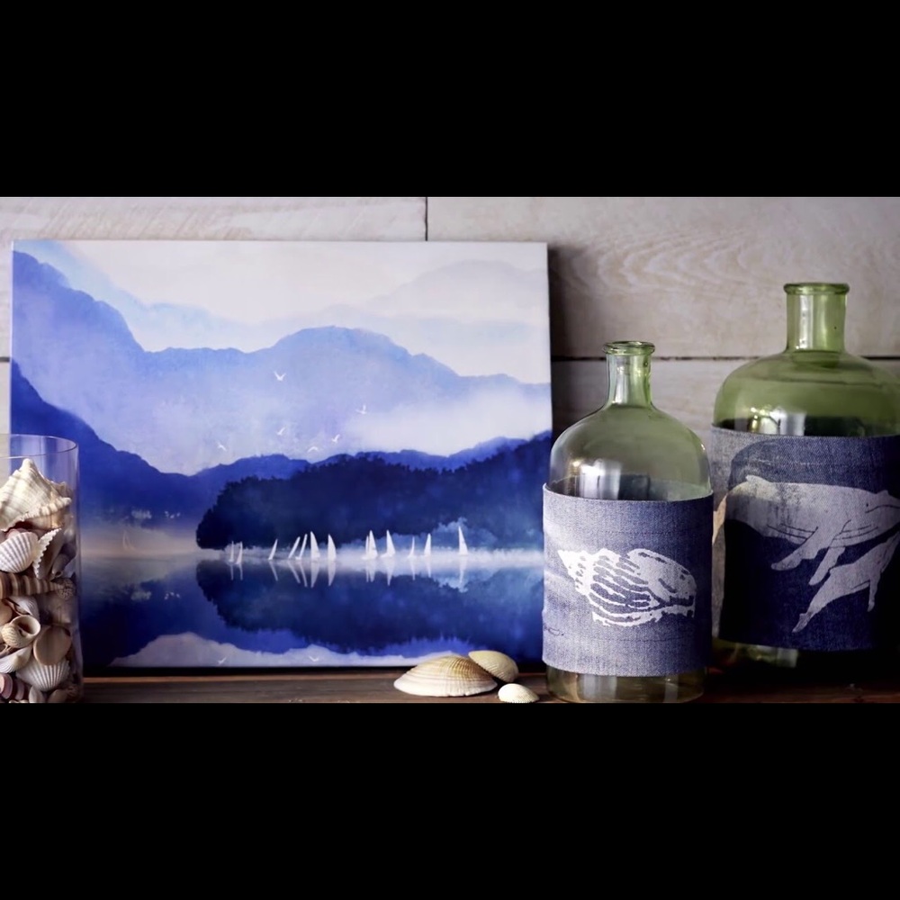 “Cedar Cove” Lake painting